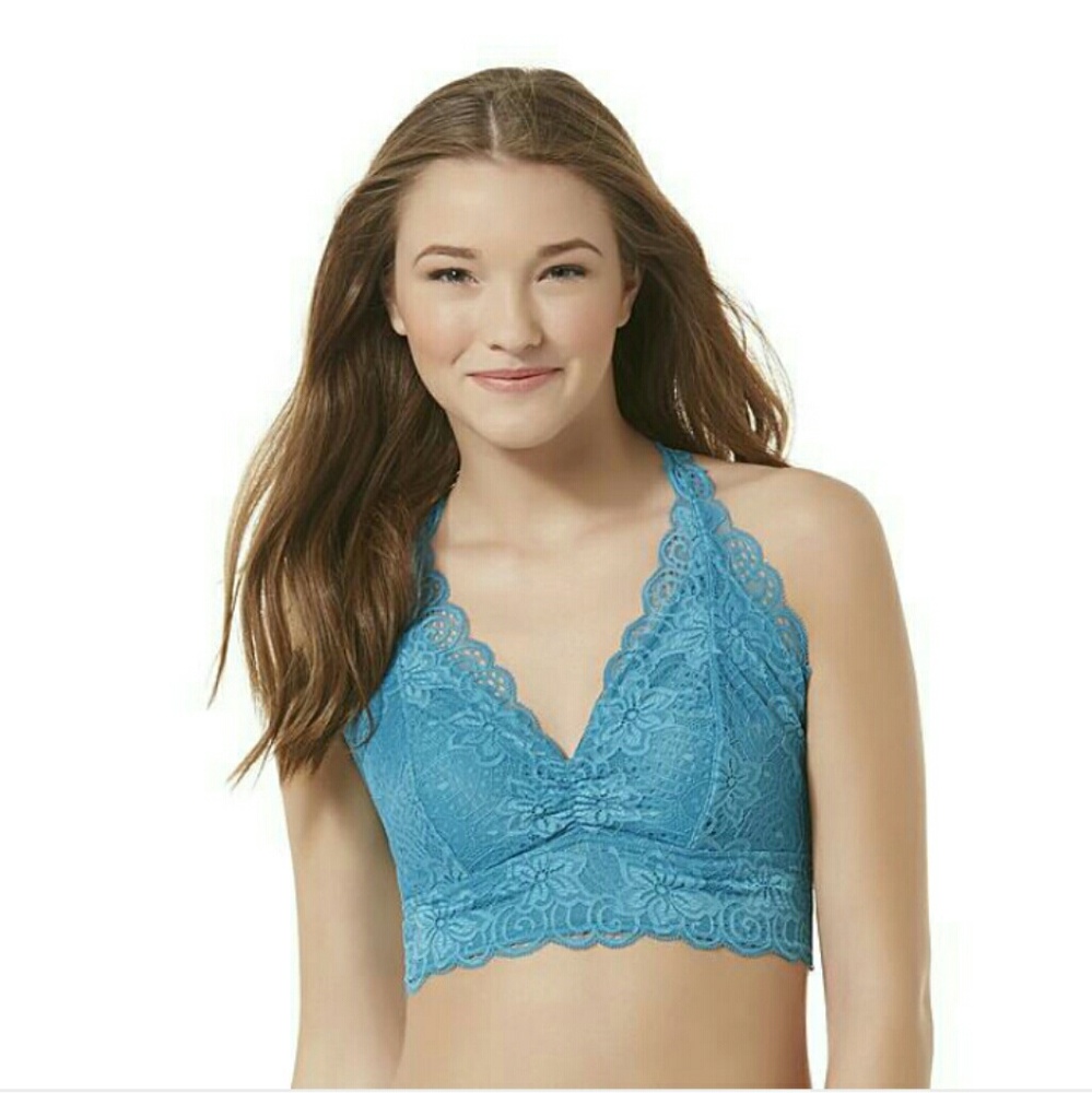Pretty Blue Lace Bralette